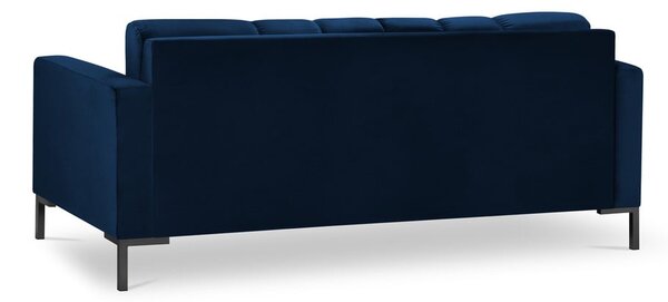Tmavě modrá sametová pohovka Cosmopolitan Design Bali