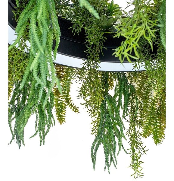 Závěsné LED svítidlo Moosee Gardens, pr. 90-120cm Velikost: 70, Barva: Zelená