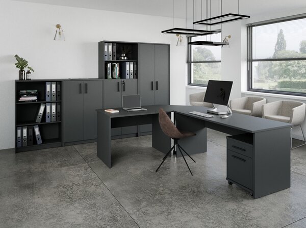 Kancelářská sestava NEJBY GIANNI 11, antracit