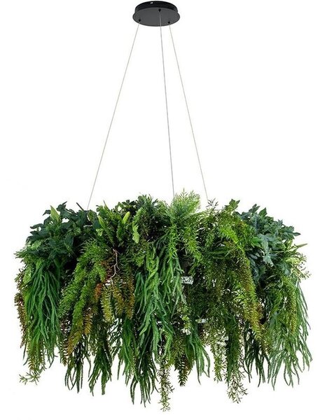 Závěsné LED svítidlo Moosee Gardens, pr. 90-120cm Velikost: 70, Barva: Zelená