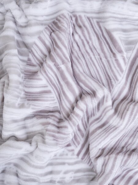 MK Lůžkoviny Mikroplyšové povlečení Exclusive - Selina šedohnědé 140 × 200 cm, 70 x 90 cm