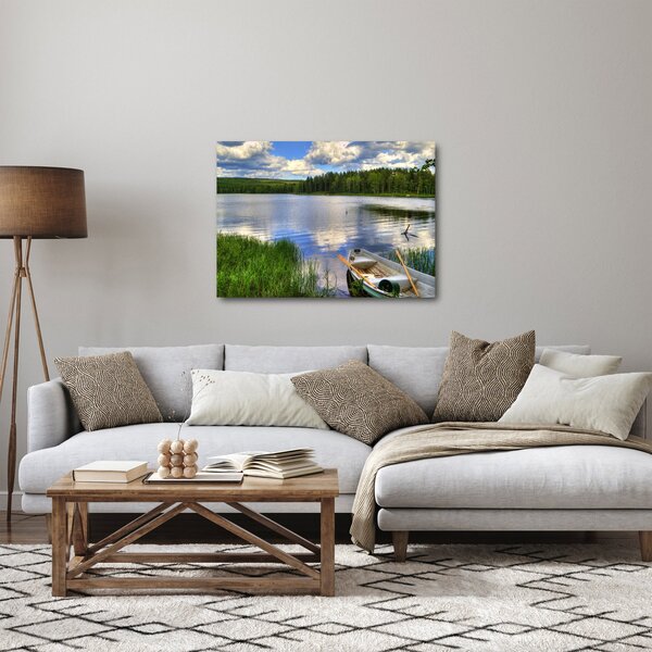 Obraz - Malebná vesnice (70x50 cm)