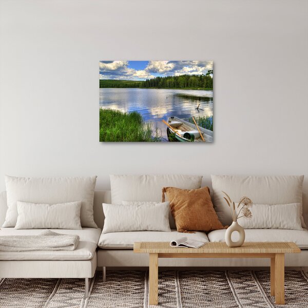 Obraz - Malebná vesnice (70x50 cm)