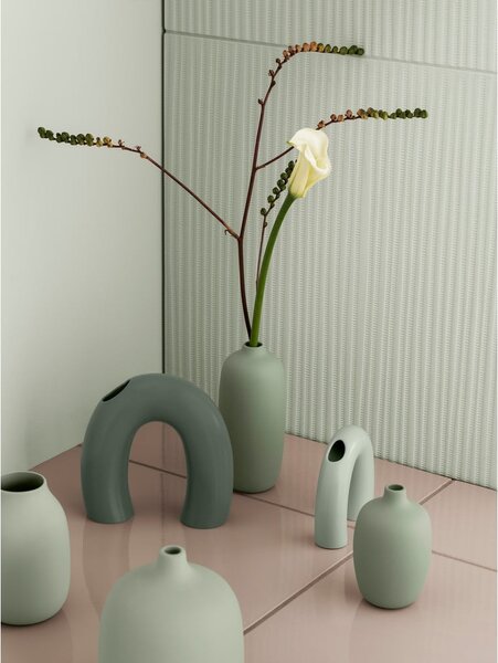 Keramická váza šalvějově zelená (výška 18 cm) Ceola – Blomus
