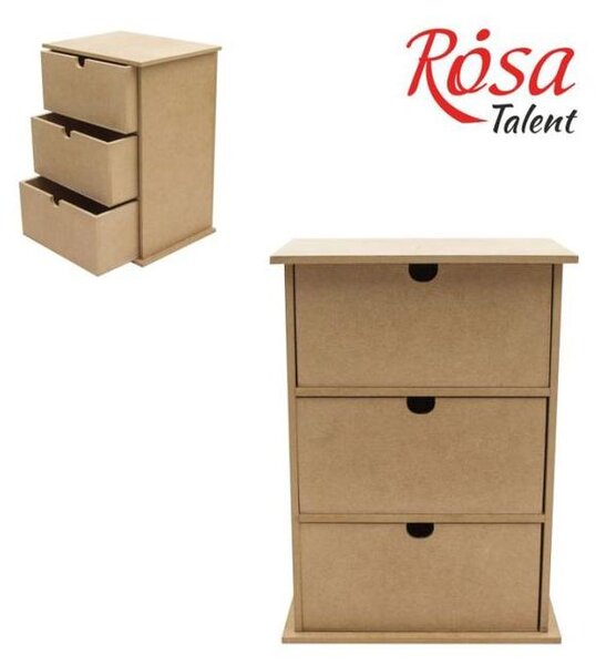 MDF Komoda ROSA Talent se 3 zásuvkami