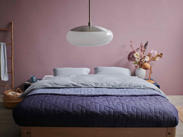 Brokis Designové LED závěsné svítidlo Knot Disco PC1017 Barva skla: Transparentní číré sklo, Povrchová úprava baldachýnu: Mosaz, Povrch reflektoru: Mosaz