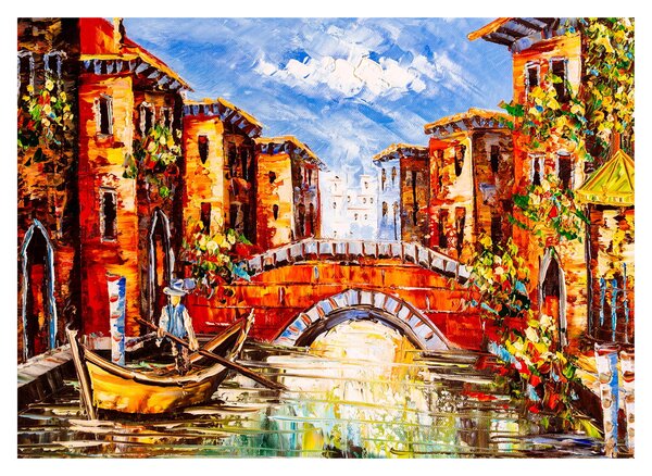 Obraz - Olejomalba města III. (70x50 cm)