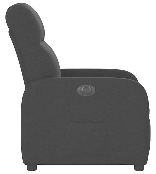 Elektrické polohovací křeslo černé textil 3302954