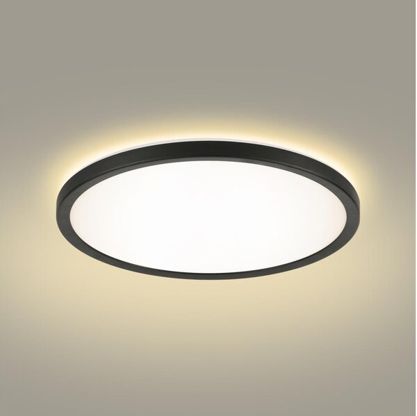 Brilagi - LED Koupelnové svítidlo ULTRA SLIM LED/18W/230V pr. 30 cm černá IP54