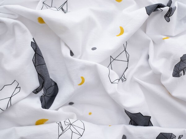 MK Lůžkoviny Povlak Mako jersey 70 × 90 cm – Vlci