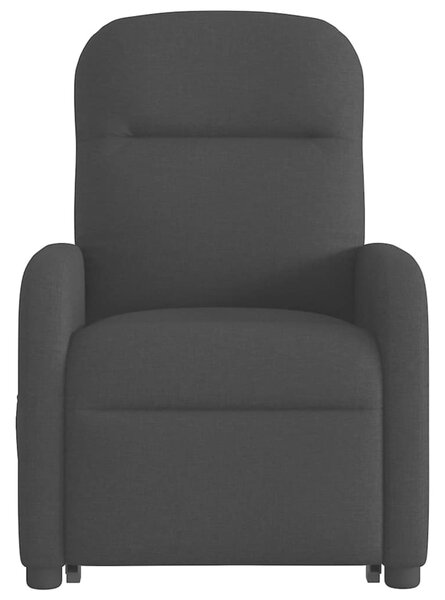 Zvedací polohovací křeslo černé textil 3302974