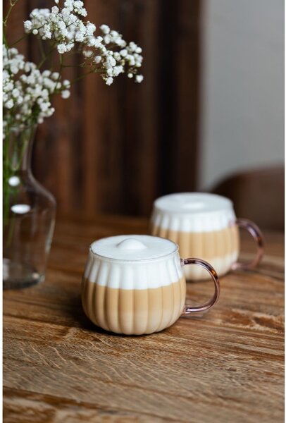 Hrnky na cappuccino v sadě 2 ks 350 ml Tulip – Vialli Design