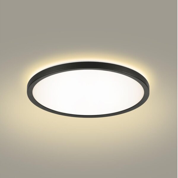 Brilagi - LED Koupelnové svítidlo ULTRA SLIM LED/12W/230V pr. 22,5 cm černá IP54