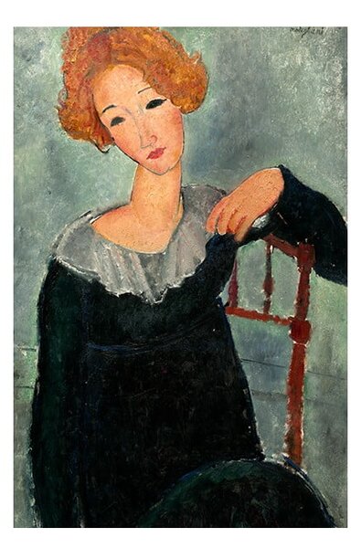 Reprodukce obrazu 40x60 cm Woman with Red Hair - Fedkolor