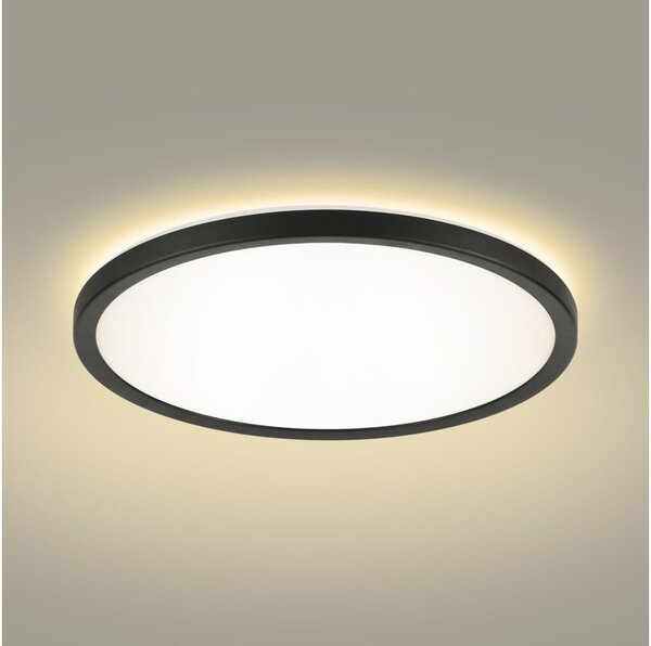 Brilagi - LED Koupelnové svítidlo ULTRA SLIM LED/24W/230V pr. 42 cm černá IP54