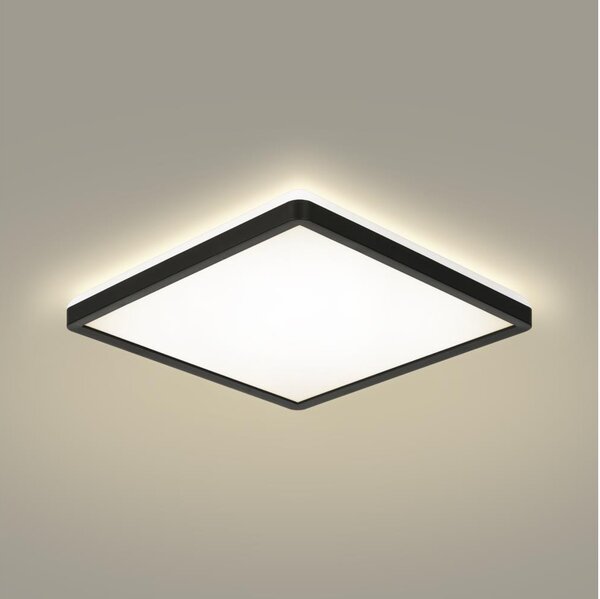 Brilagi - LED Koupelnové svítidlo ULTRA SLIM LED/18W/230V 30x30 cm černá IP54
