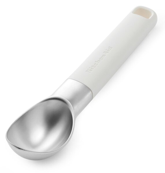 Lžíce na zmrzlinu KitchenAid Classic Collection 21 cm bílá KHA117OHPNG