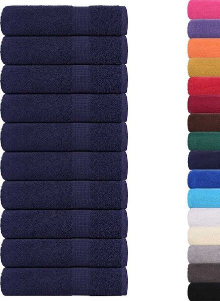 Ručníky FROGN 10 ks tmavě modré 50x100 cm 360 g/m² 136784