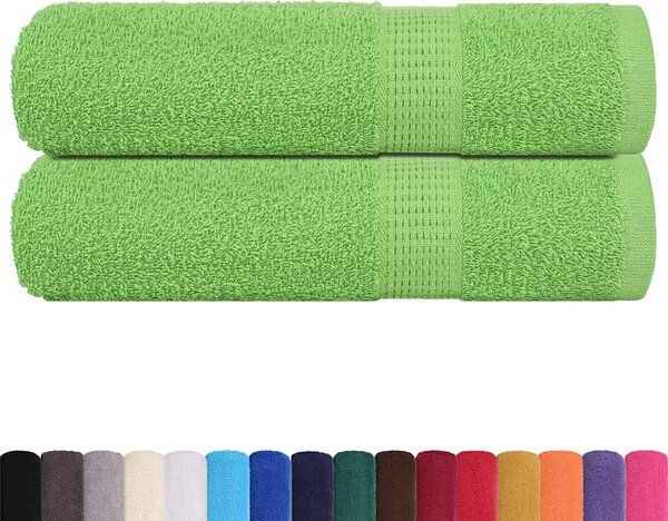 Ručníky FROGN 2 ks jablečně zelené 100x150 cm 360 g/m² 137028
