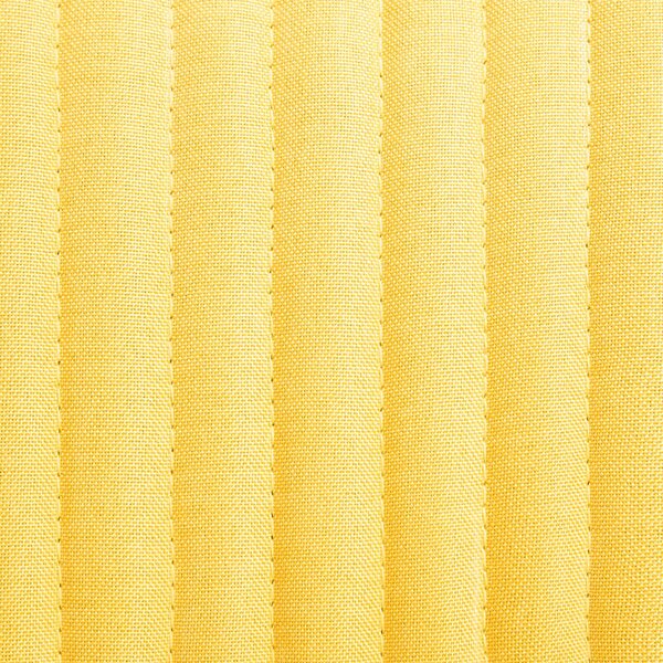 Jídelní židle 2 ks žluté textil 249814