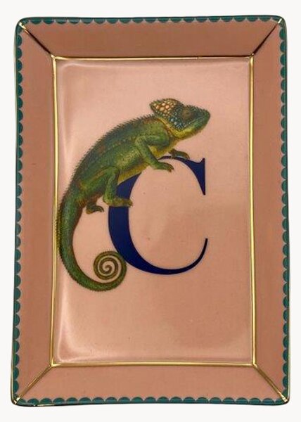 Dekorativní tác z kostního porcelánu Chameleon
