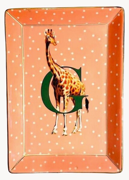 Dekorativní tác z kostního porcelánu Giraffe