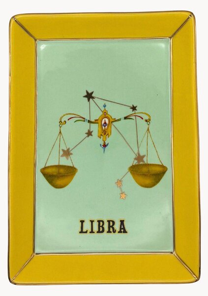 Dekorativní tác z kostního porcelánu Libra
