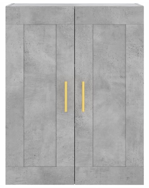 Skříň highboard betonově šedá 69,5x34x180 cm kompozitní dřevo 3199869