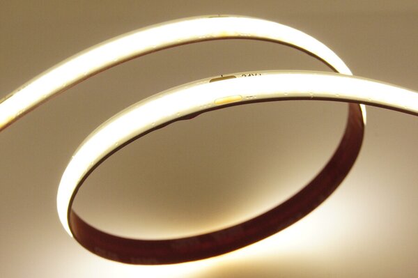 LED pásek COB 4W/m, 24V, IP20, 320LED/m, CRI>90 Barva světla: Teplá bílá, 2700K