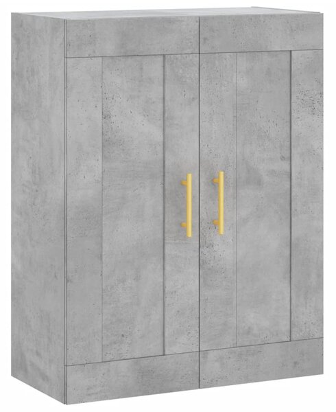 Skříň highboard betonově šedá 69,5x34x180 cm kompozitní dřevo 3199869