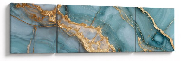 Obraz - Tyrkysový mramor (170x50 cm)