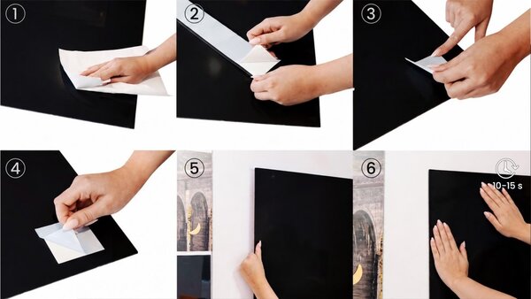 Bezrámová magnetická křídová tabule magnetický panel SLIMboard 120x60 cm, NFCH120x60