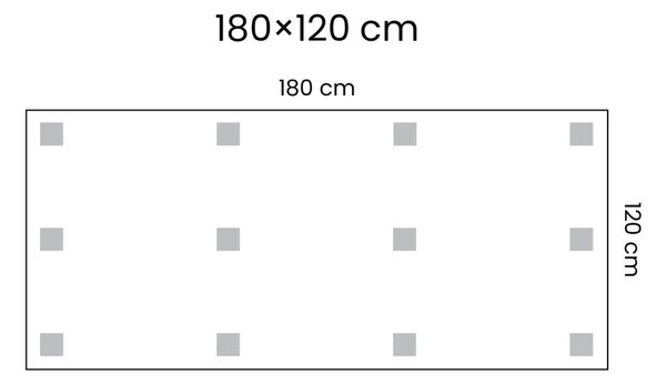 Bezrámová magnetická křídová tabule magnetický panel SLIMboard 180x120 cm, NFCH180x120