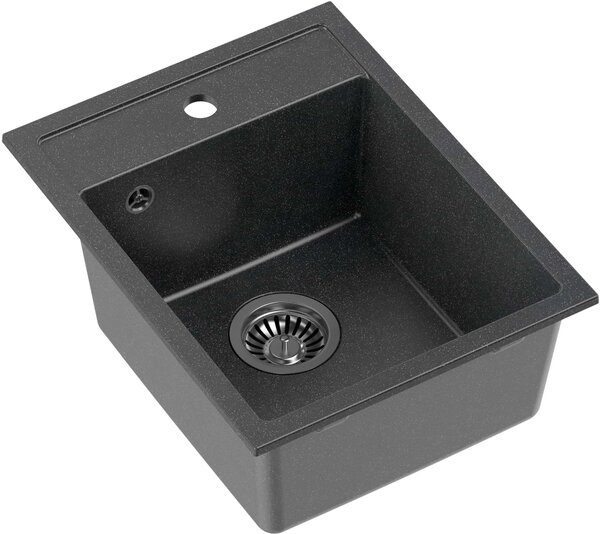 Quadron Johnny dřez graniteq 50x39 cm černá HCQJ3950CZK