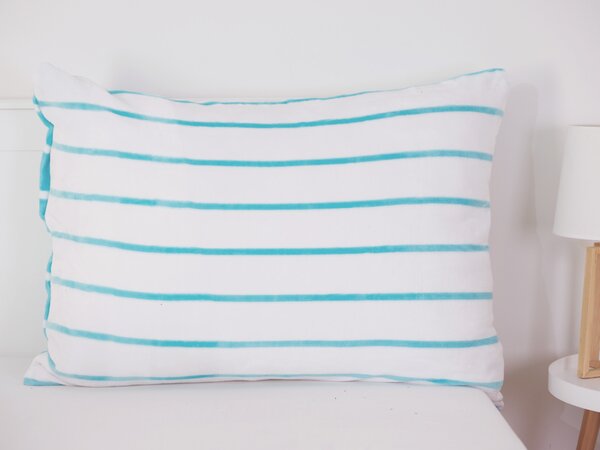 MK Lůžkoviny Povlak na polštář mikroplyš 70 x 90 cm - Kamala mentolová