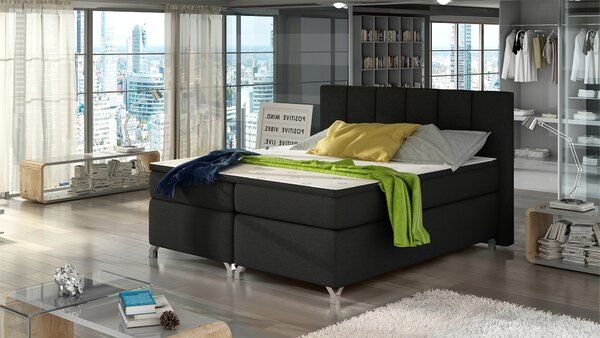 Eltap Čalouněná postel Basilio s úložným prostorem Materiál a barva potahu: Mat Velvet 63 - růžová, Rozměr: 140x200