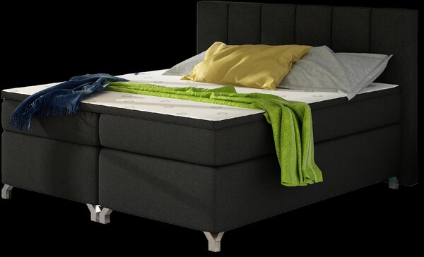 Eltap Čalouněná postel Basilio s úložným prostorem Materiál a barva potahu: Mat Velvet 63 - růžová, Rozměr: 140x200