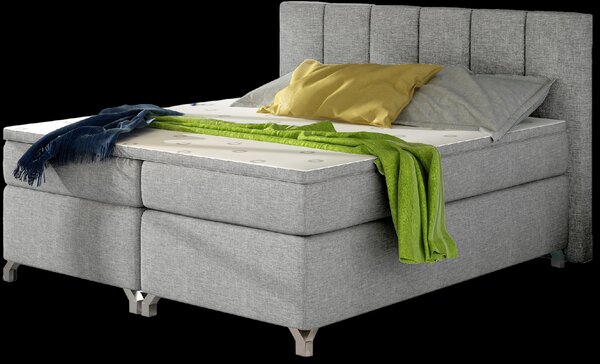 Eltap Čalouněná postel Basilio s úložným prostorem Materiál a barva potahu: Mat Velvet 63 - růžová, Rozměr: 140x200