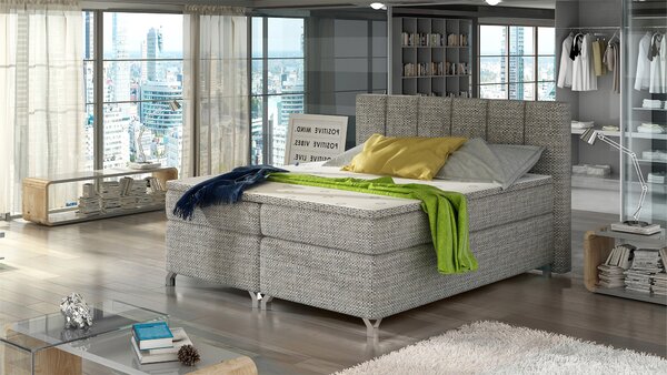 Eltap Čalouněná postel Basilio s úložným prostorem Materiál a barva potahu: Mat Velvet 63 - růžová, Rozměr: 140x200