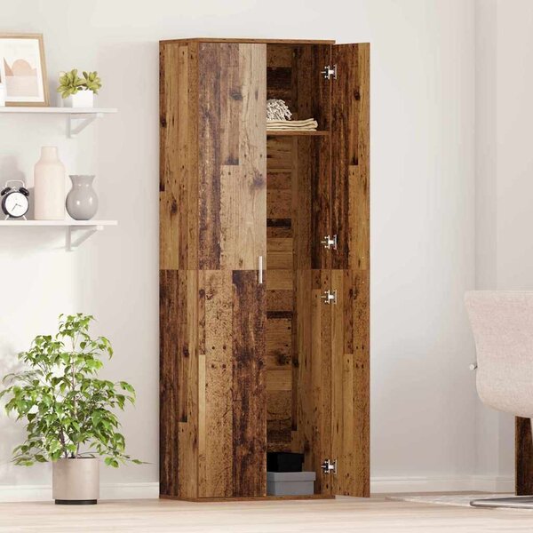 Highboard 60 x 35 x 180 cm Kompozitní dřevo Staré dřevo 3365567