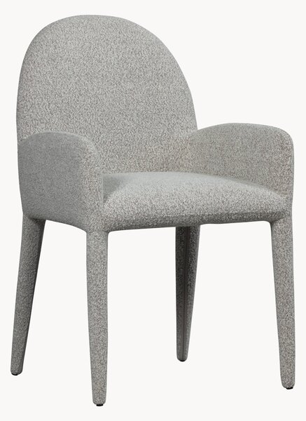 Bouclé židle's područkami Elegance