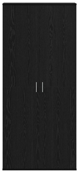 Vysoká skříň 80 x 35 x 180 cm Kompozitní dřevo Černý dub 3365563