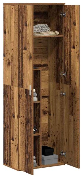 Highboard 60 x 35 x 180 cm Kompozitní dřevo Staré dřevo 3365567