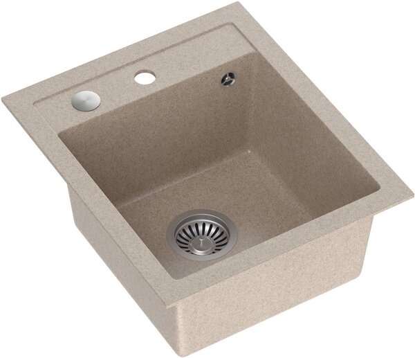 Quadron Johnny dřez graniteq 50x43 cm béžová HCQJ4350BEZK