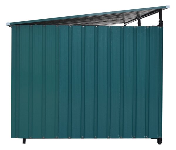 KONDELA Voliéra pro psa, 256x125x100 cm, tmavozelená, DOGNY TYP 6