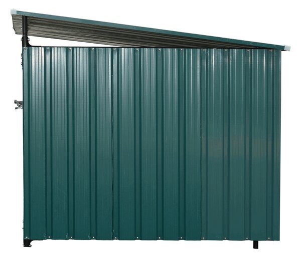 KONDELA Voliéra pro psa, 191,5x125x100 cm, tmavozelená, DOGNY TYP 5
