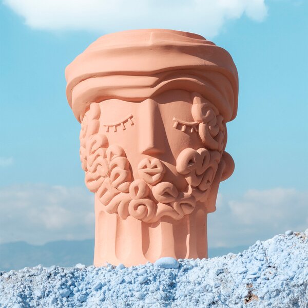Seletti designové vázy Magna Graecia Terracotta Man