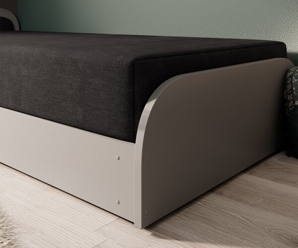 Eltap Lůžko do ložnice Parys GR Materiál a barva potahu: Alova 29 - modrá, Rozměr: 80x190