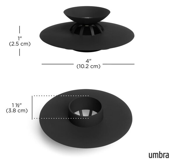 Silikonová zátka do umyvadla Flex – Umbra