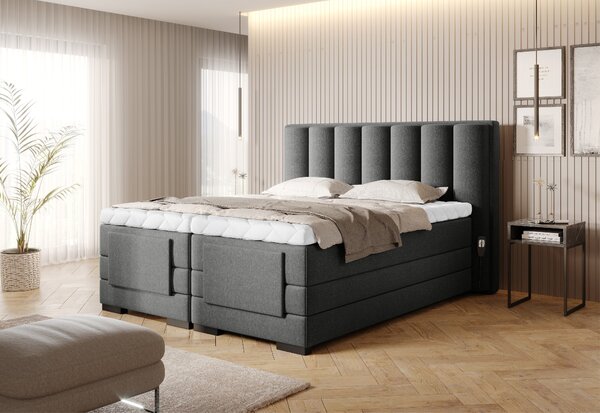 Eltap Čalouněná postel Veros Materiál a barva potahu: Vero 5 - šedá, Rozměr: 140x200